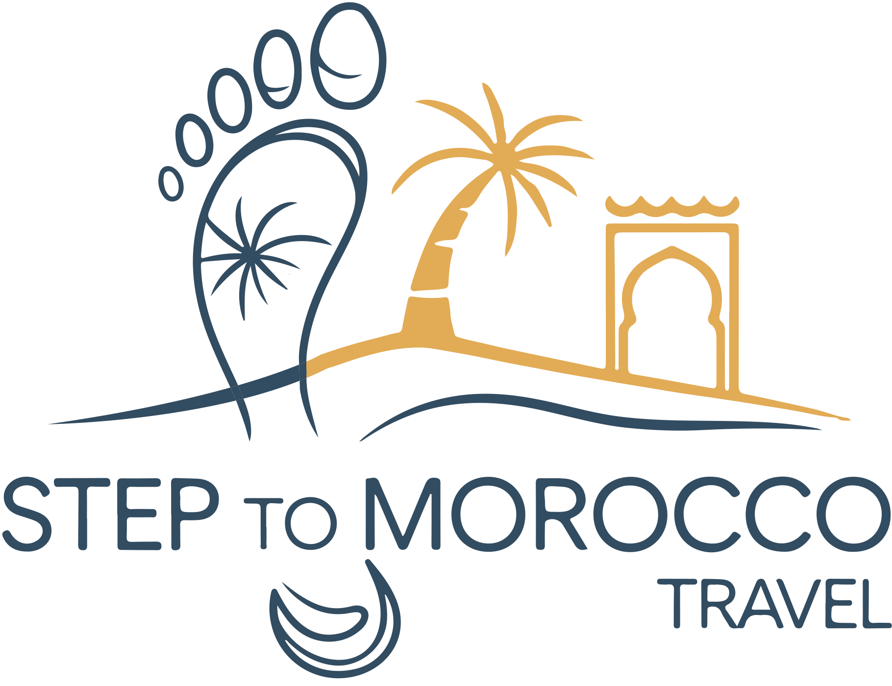 STEP TO MOROCCO TRAVEL LOGO